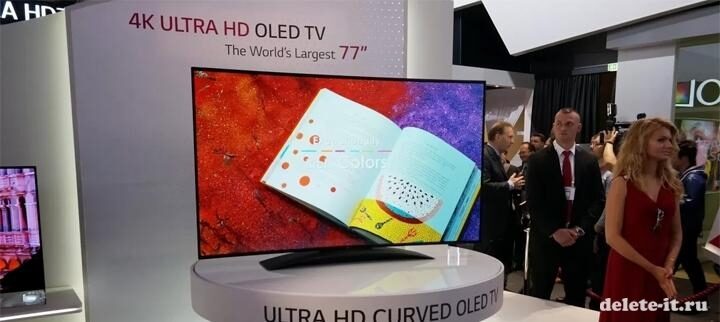 CES 2014: новые OLED –телевизоры от компании LG