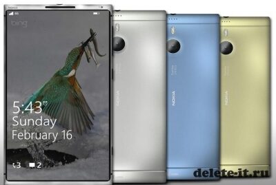 Nokia Lumia 1620 концептуальный смартфон с 2K-дисплеем и 3 Гбайт ОЗУ