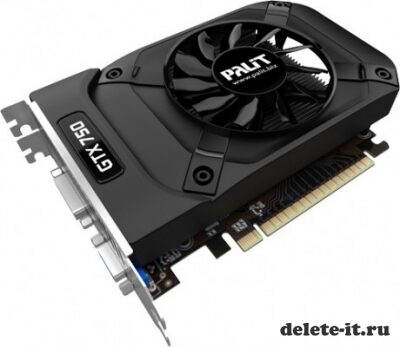 Среди видеокарт новинка Palit GeForce GTX 750 StormX