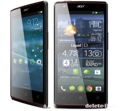 MWC 2014: Компания Acer представит две новые версии смартфонов Liquid Z4 и Liquid E3