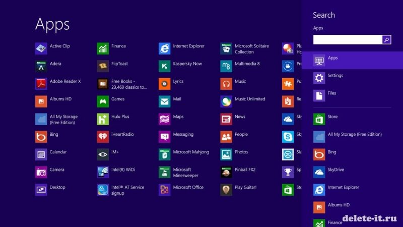 Windows 8 горячие клавиши системы