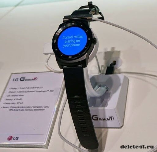 IFA 2014: часы LG G Watch R начнут продавать в октябре