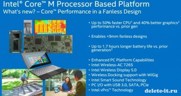 IFA 2014: официально представлены 4,5-Вт чипы Core M Broadwell от Intel
