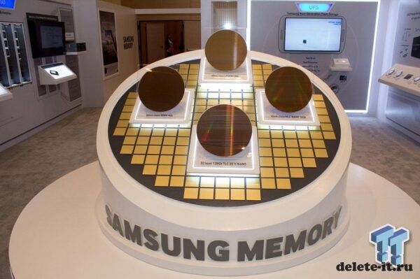 Микросхемы TLC 3D V-NAND от Samsung