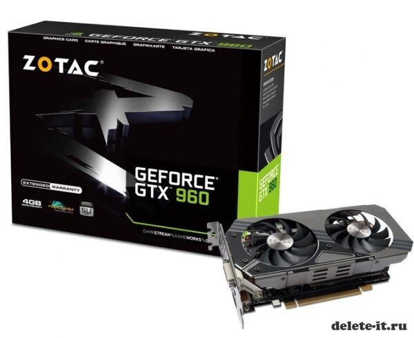 Производитель ZOTAC представил два вида ускорителей на GeForce GTX 960