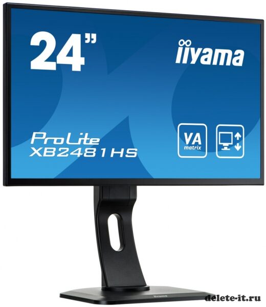 Модельный ряд компании Iiyama расширен новыми 24-дюймовыми мониторами ProLite XB2481HS и X2481HS